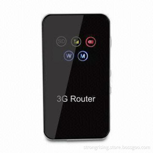 3G Wireless Pocket HSUPA/HSDPA Router with 1,500mAh Capacity, Supports 16GB microSD Card and Wi-Fi